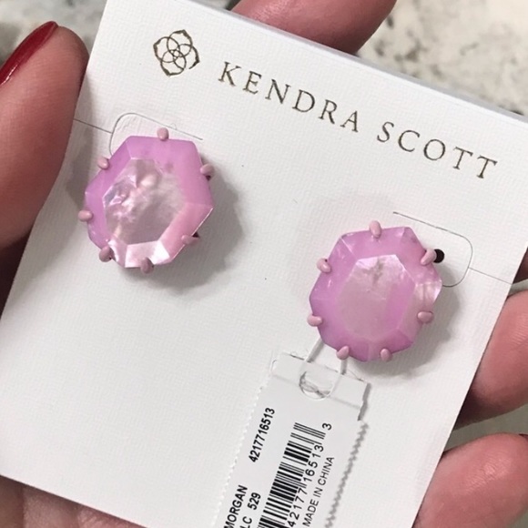 Kendra Scott Jewelry - Kendra Scott Morgan Lilac Mother Of Pearl Earrings